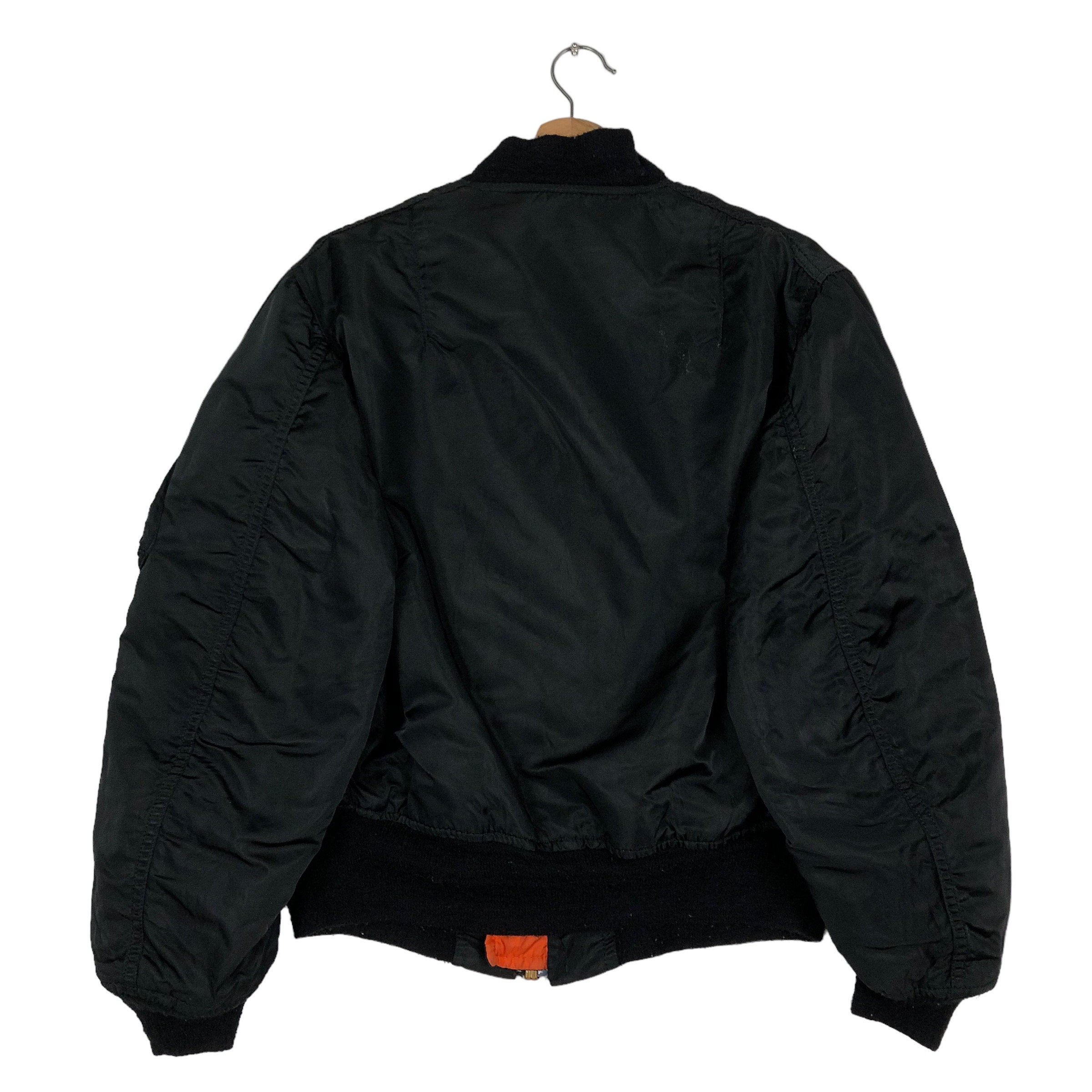 PICK!!! Vintage Bomber Jacket Ma-1 Alpha Industries Made in