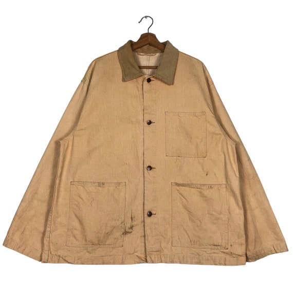 Vintage GU Japan Worker Chore Jacket, Detroit Style (XL) - Etsy Israel