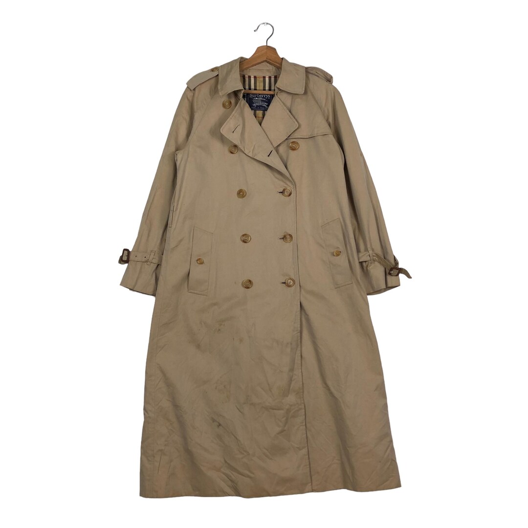 ジャケット・アウター Burberrys Trench Coat Vintage Burberrys Made in England Long Jacket Trench Coat Nova