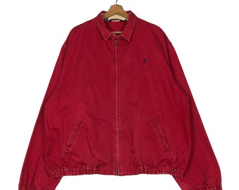 Giacca bomber vintage Polo Ralph Lauren, giacca Harringtone