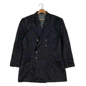 Jean Paul Gaultier Homme Quilting Lining Flower Jacquard