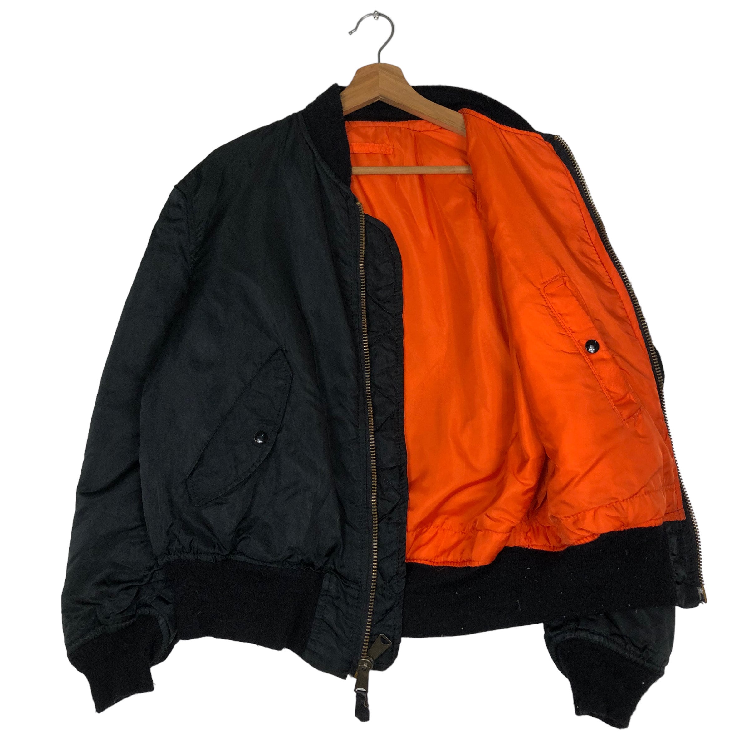 PICK!!! Vintage Bomber Jacket Ma-1 Alpha Industries Made in
