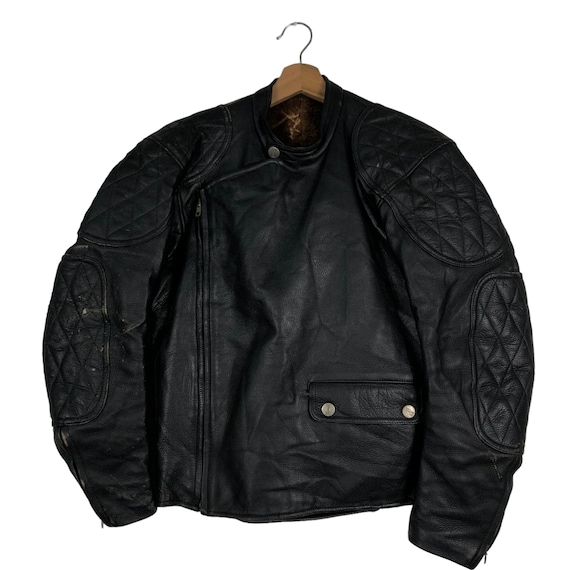 Vintage 90s Kadoya Japan Leather Biker Jacket (M) - Etsy
