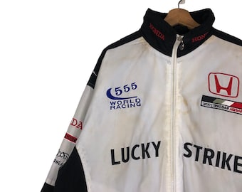 ヴィンテージ ホンダ レーシング バイカージャケット、ラッキー