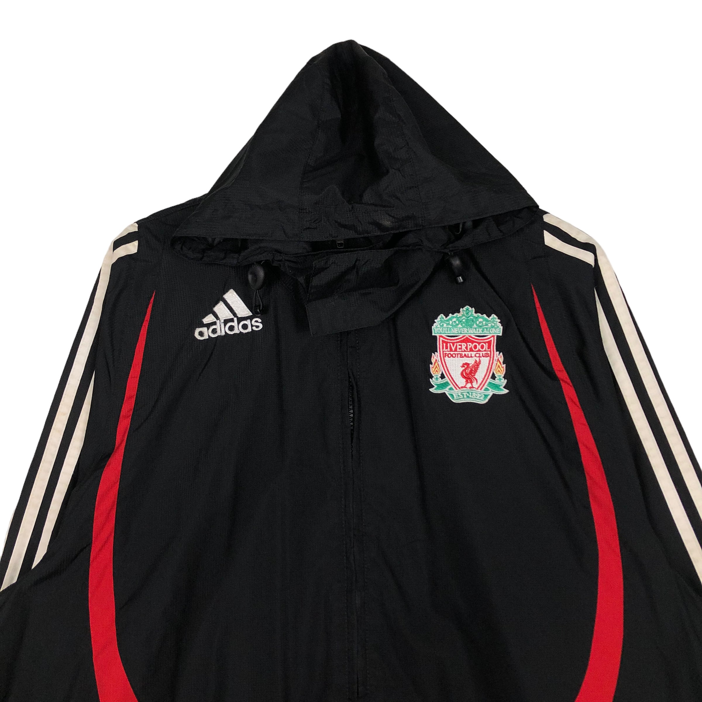 00s Liverpool Adidas フードジャケット　ウィンドブレーカー 00s Liverpool Adidas フードジャケット ウィンドブレーカー