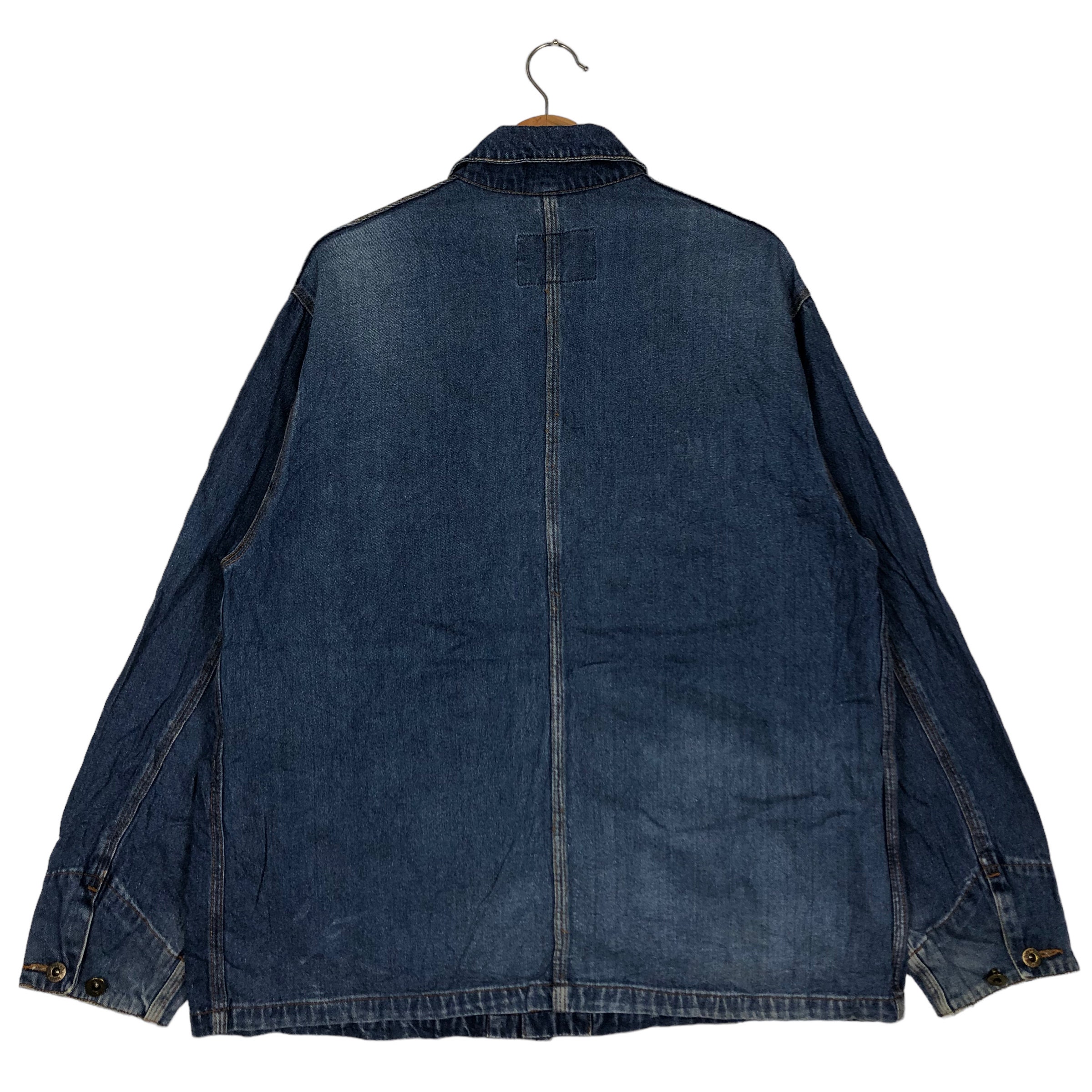 Vintage 90s Denim Chore Jacket, Union Made, Large - Etsy