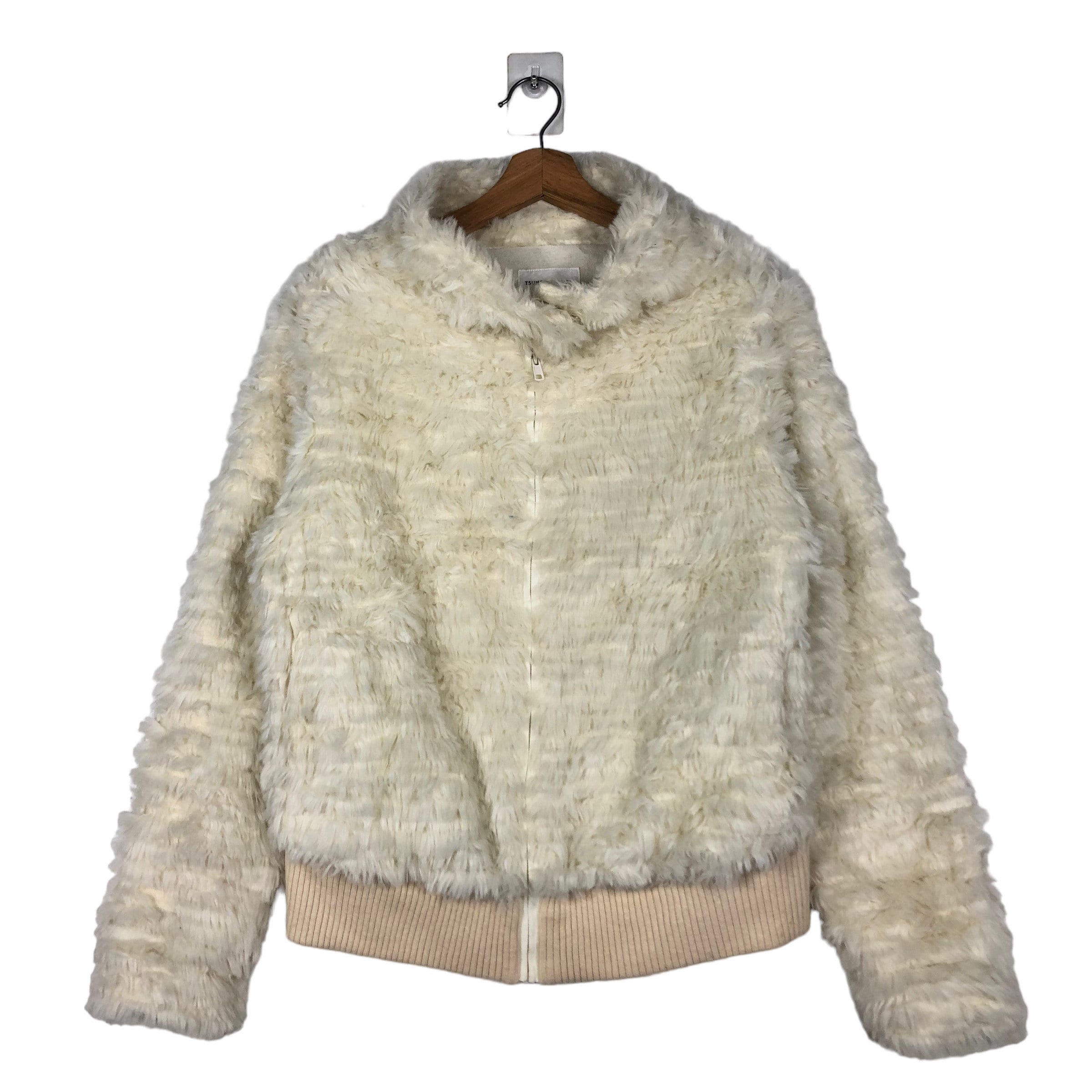 Faux Fur Bomber Jacket Cropped Design Tsumori Chisato Japan - Etsy