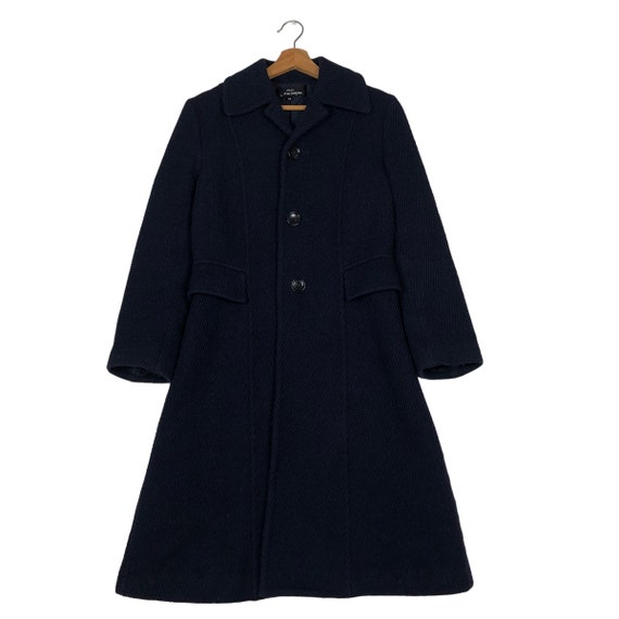 Vintage Tricot Comme Des Garcons Wool Long Jacket, Rare Design (M