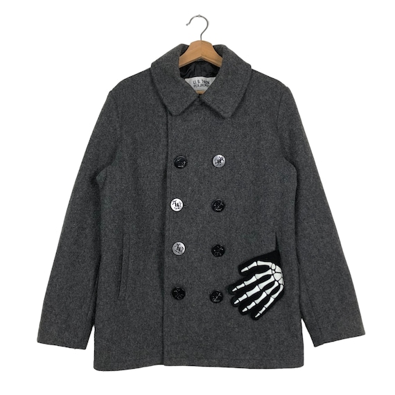 Vintage 90's Double Breast Wool Jacket U.S.740N Pea Jacket