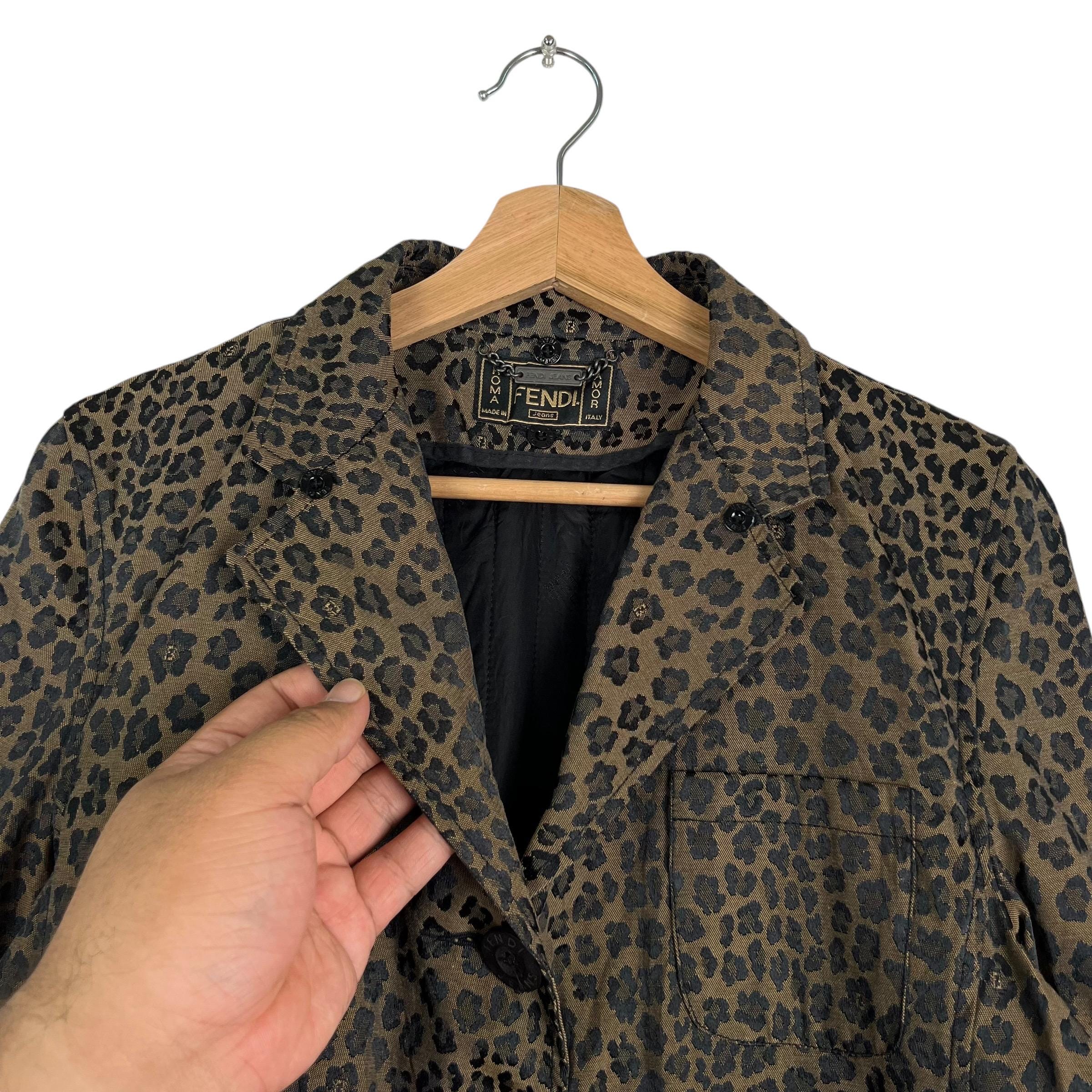 PICK!!! ヴィンテージ ロングジャケット フェンディ ズッカ柄 水玉模様