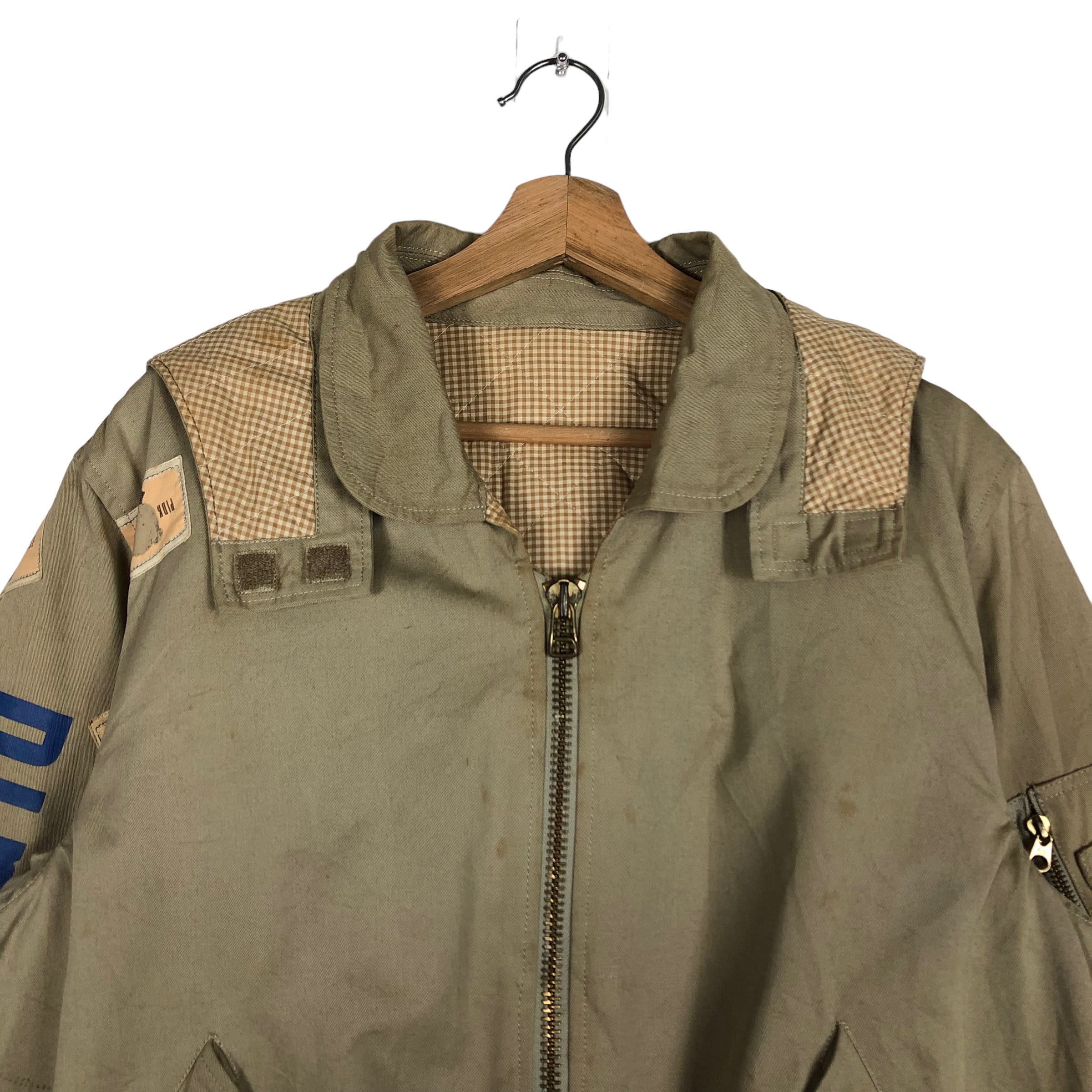 Vintage 90s Pink House Japan Bomber Jacket With Patches (size M