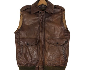 Vintage Schott 141 Cowhide Leather Cafe Racer Motorcycle