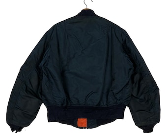 80s alpha USA製　reversible ma-1 bomber PICK!!! Vintage Reversible Ma-1 Bomber Jacket Alpha