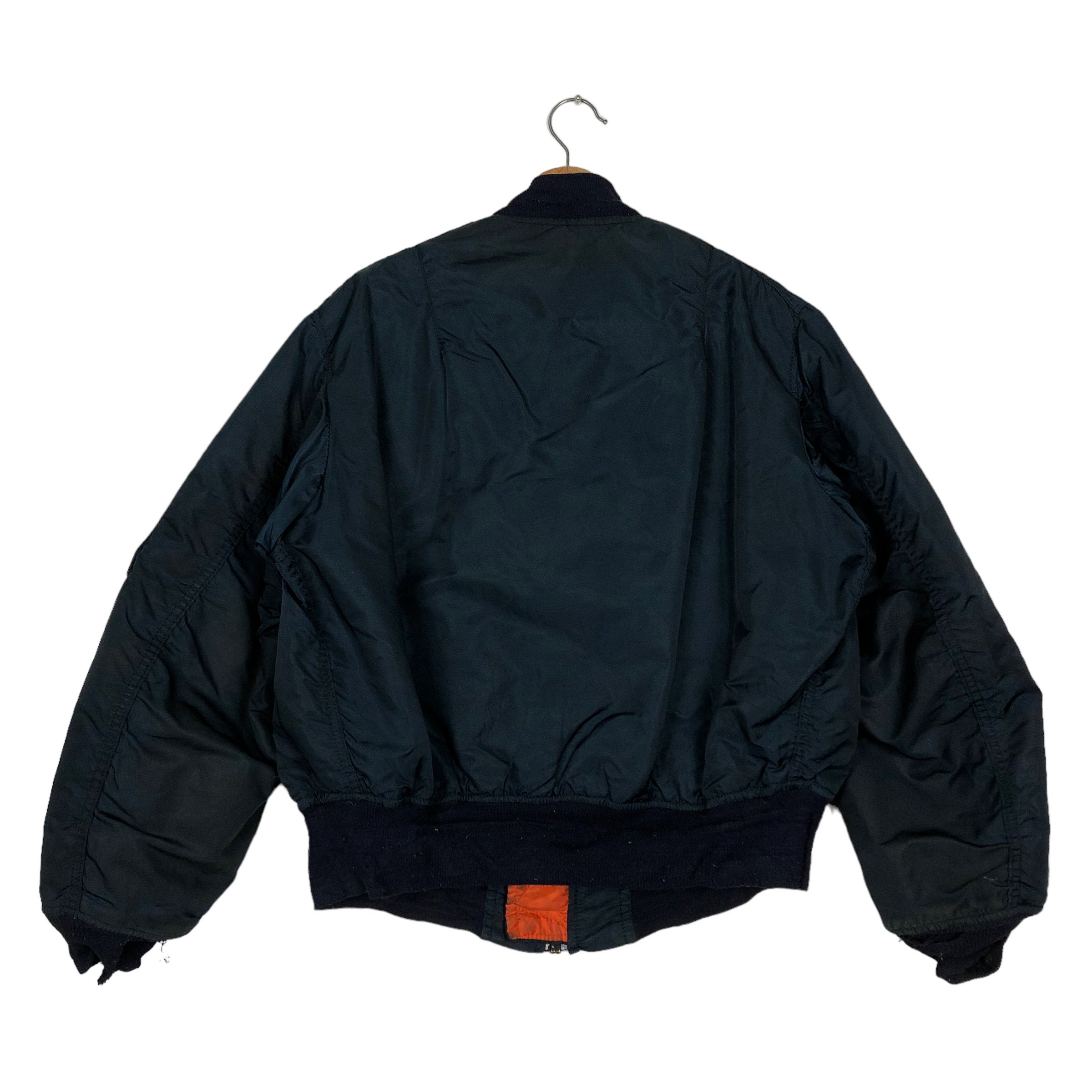 90s vtg alpha USA製　ma-1 flight jacket Vintage 90s Alpha Industries MA-1 Military Flight Jacket
