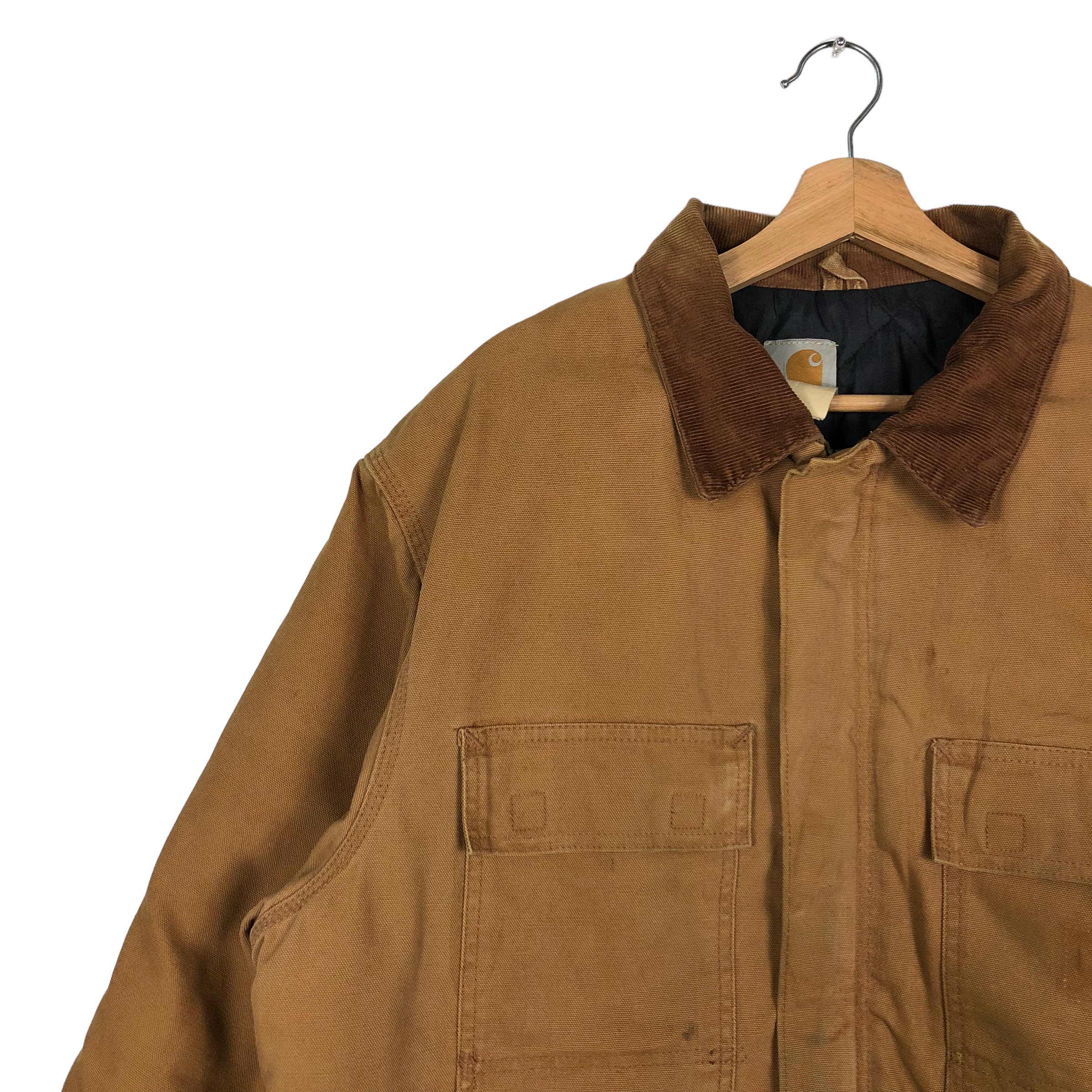 Vintage 80s Carhartt Duck Canvas Chore Jacket, USA Made Worker