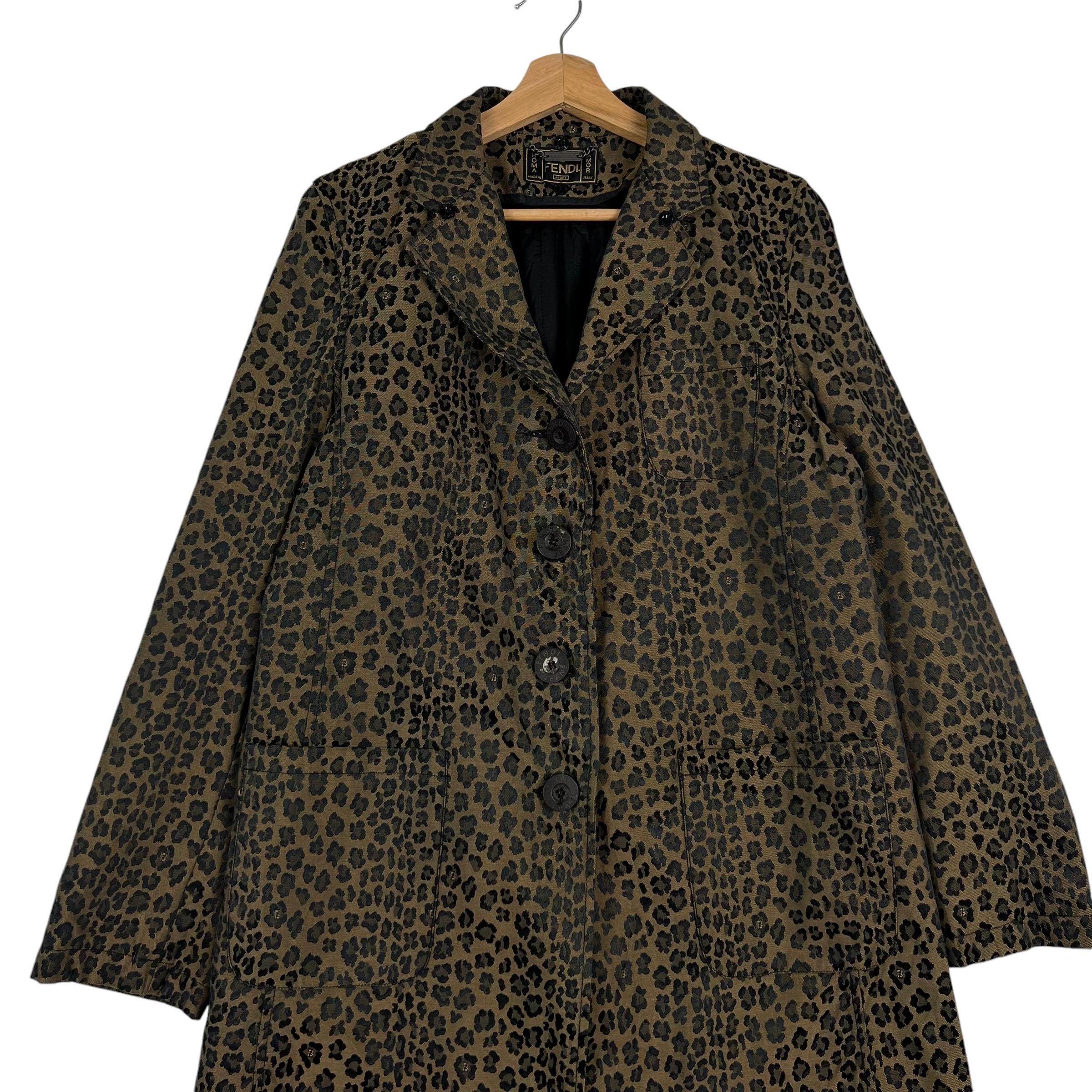 PICK!!! ヴィンテージ ロングジャケット フェンディ ズッカ柄 水玉模様