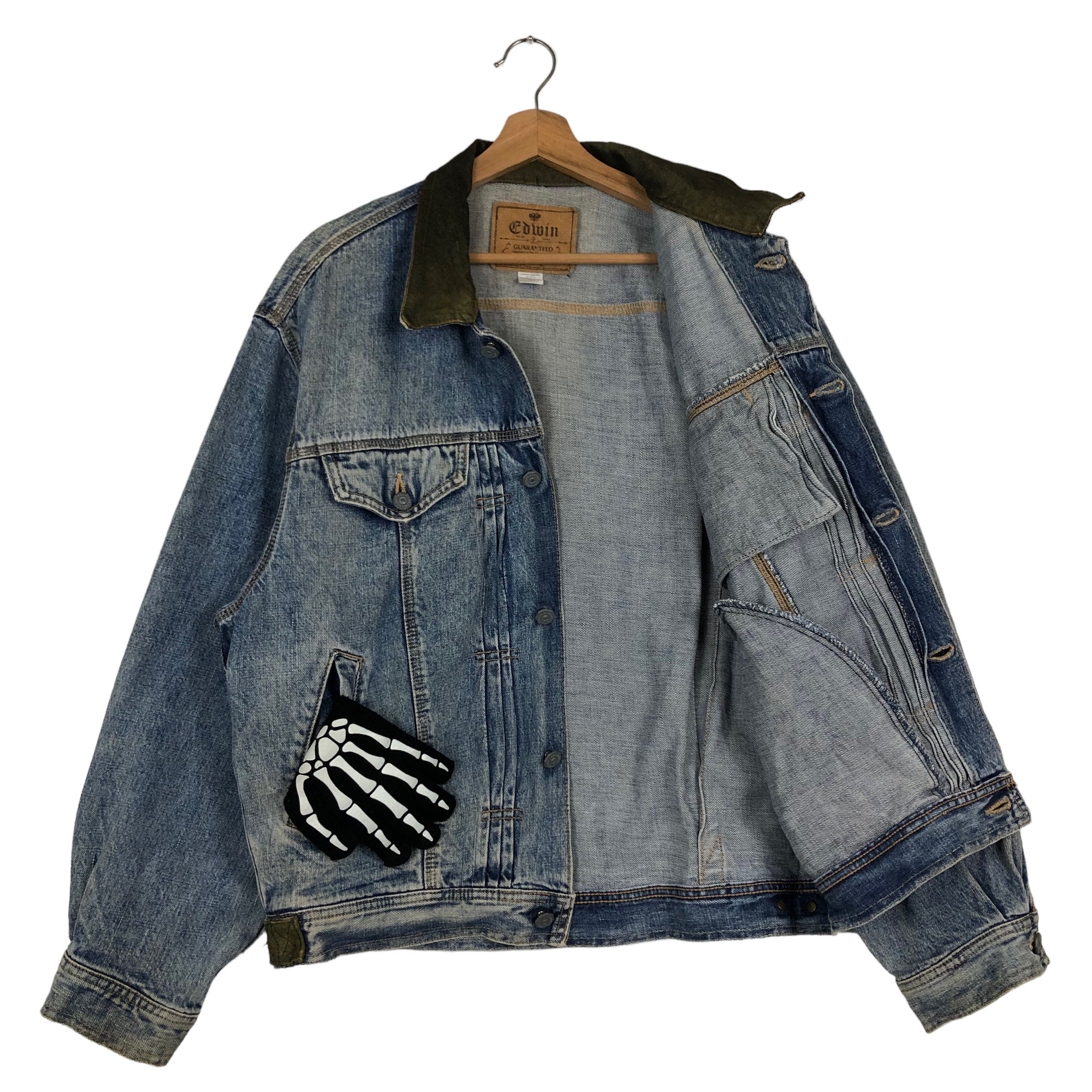 PICK!!! Vintage 80s Edwin Denim Jacket, Union Made, Size L - Etsy