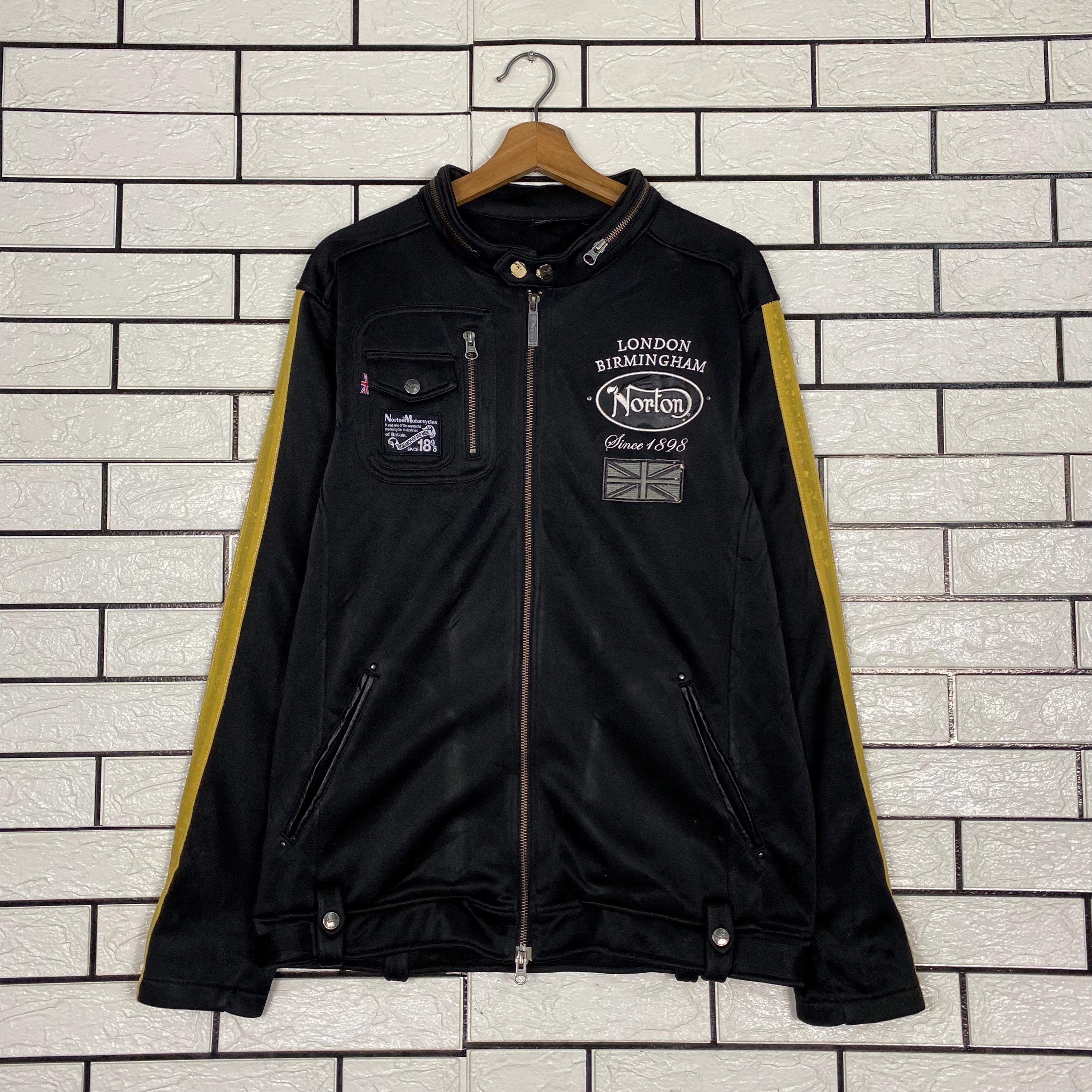 Norton Leather Jacket - Etsy
