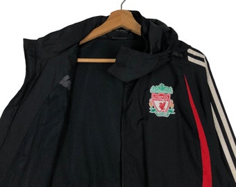 PICK!!! Vintage Adidas Liverpool Carlsberg Big Logo Zipper