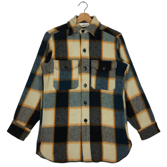 Buy PICK 80s True Vintage Woolrich Work Shirts Jacket Tartan 