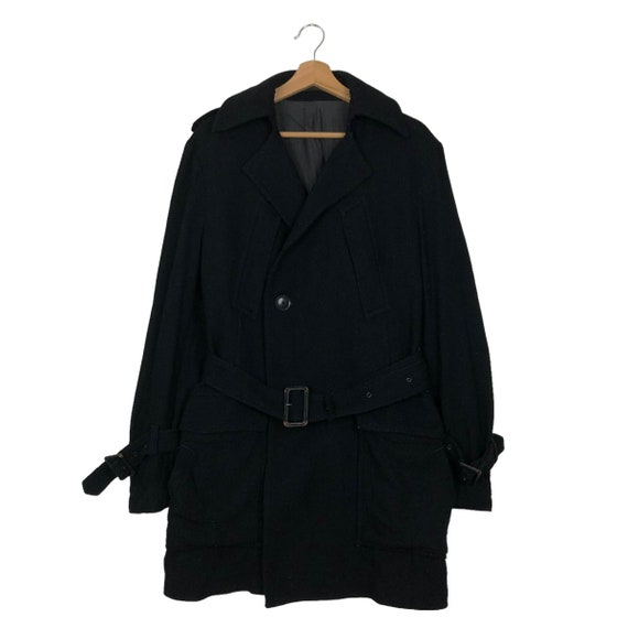 Yohji Yamamoto 90s Gabardine Long Coat YOHJI YAMAMOTO 90s Wool