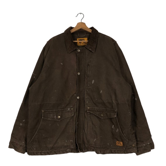 Vintage Wells Lamont Chore Jacket, Duck Canvas, Made in USA (XL