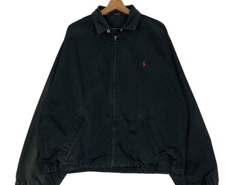 ヴィンテージ ポロ バイ ラルフローレン フリース ジャケット レッド