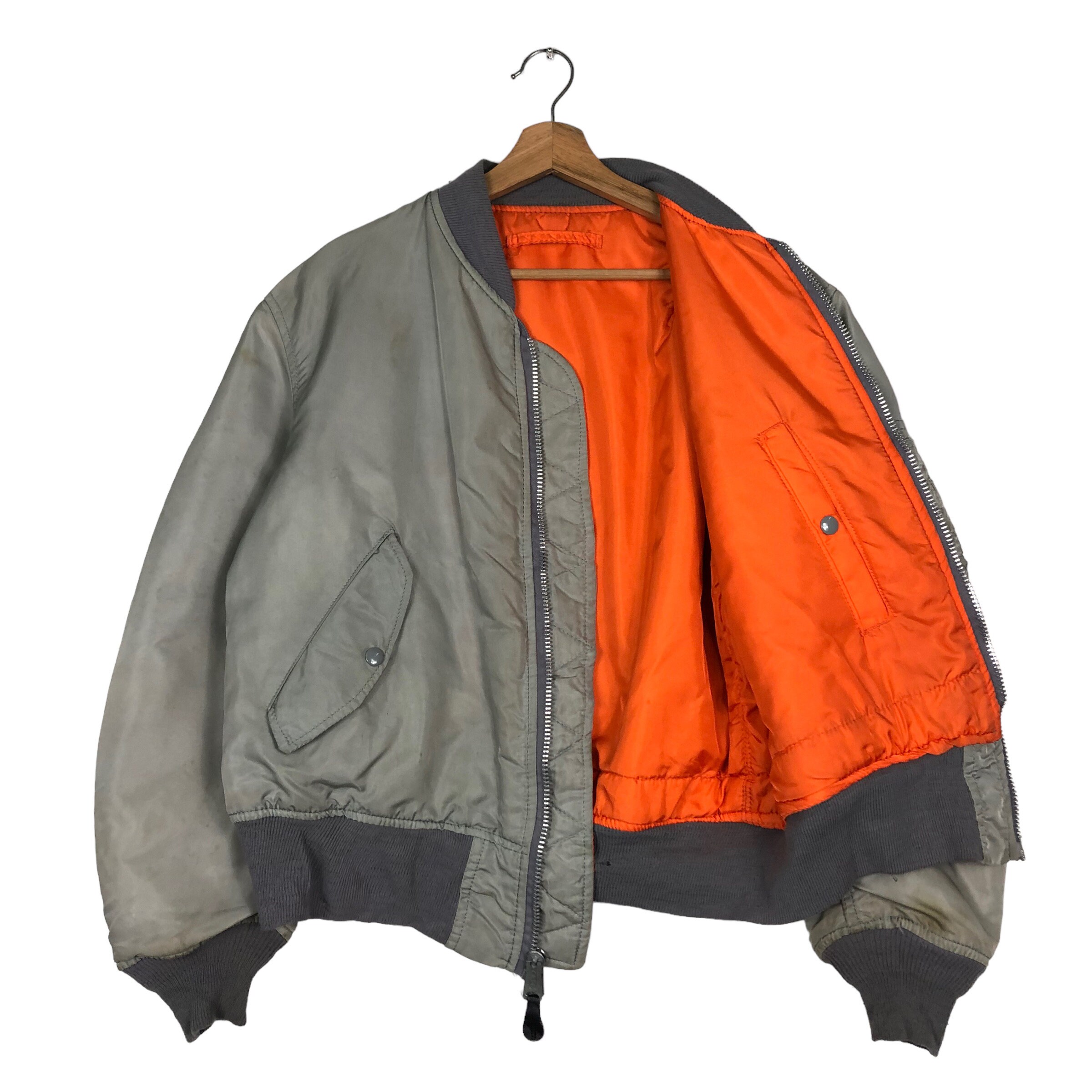 ジャケット・アウター 90's vintage ma-1 reversible blouson PICK!!! Vintage Reversible Ma-1 Bomber Jacket Alpha