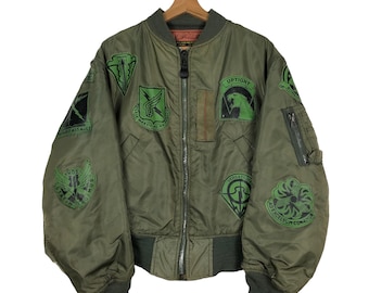 ジャケット・アウター 90s military jacket USA Vintage 90s Camo Army Shirt Jacket Grunge Khaki - S M L - Etsy