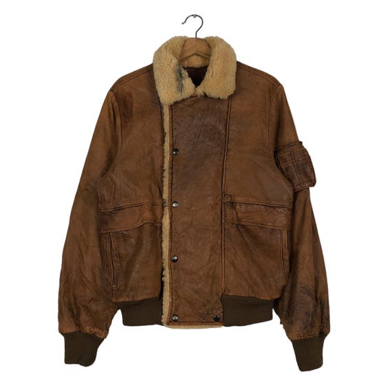 Vintage 80's Biker Genuine Leather Jacket Marithe Francois Girbaud