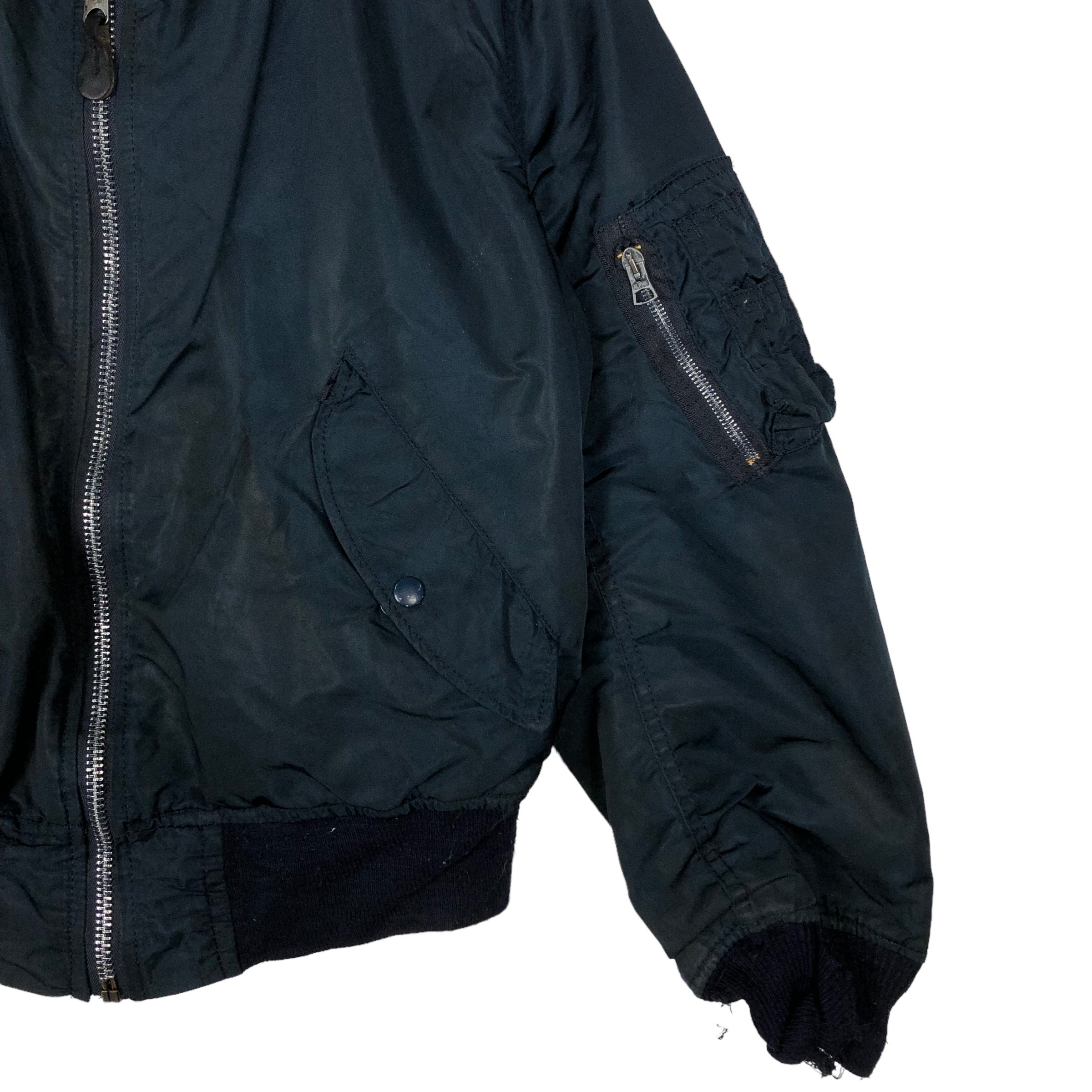 PICK!!! Vintage 90's Ma-1 Bomber Jacket Alpha Industries