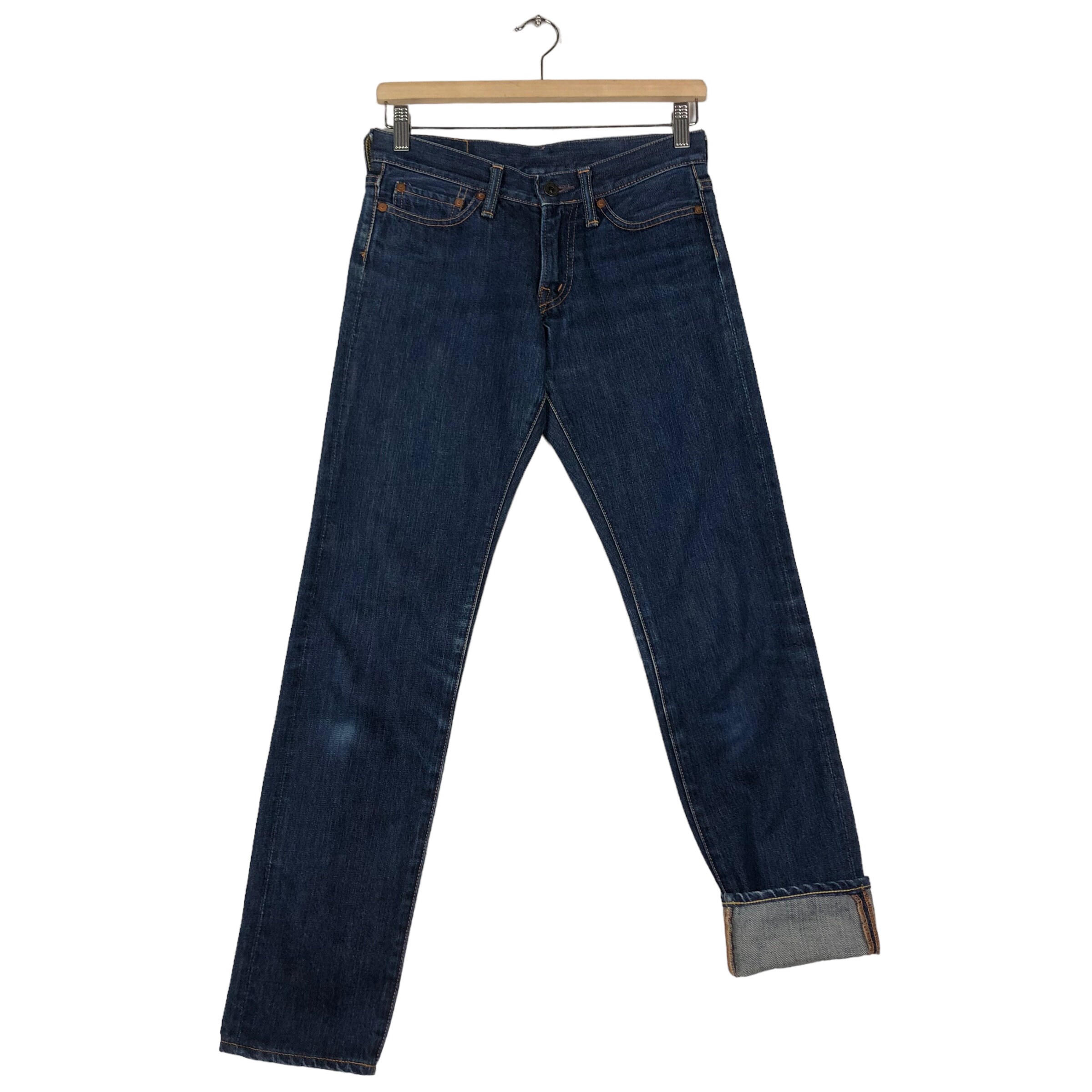 Kapital Kiro Hirata Selvedge Denim Jeans, Slim Cut Biker Style