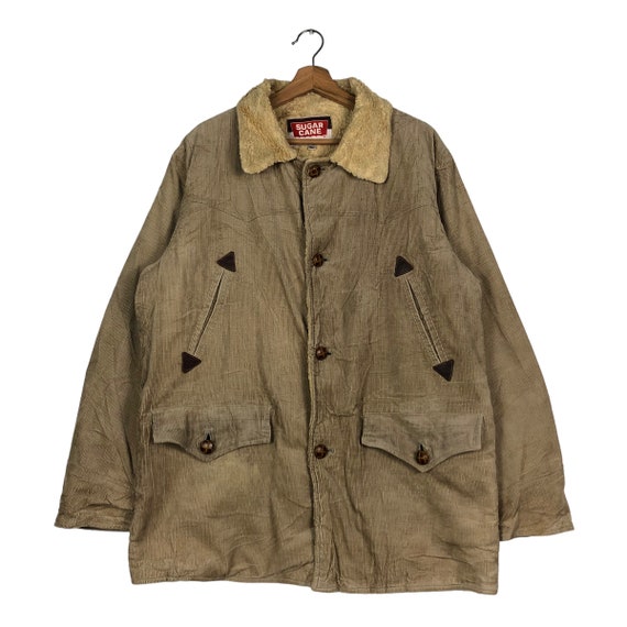ジャケット・アウター VINTAGE Corduroy Jacket Made in Japan Vintage 70s MR. JAYSHIRE Women's Medium Green Corduroy Coat