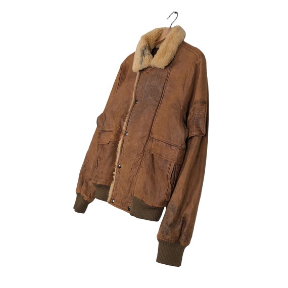 Vintage 80's Biker Genuine Leather Jacket Marithe Francois Girbaud