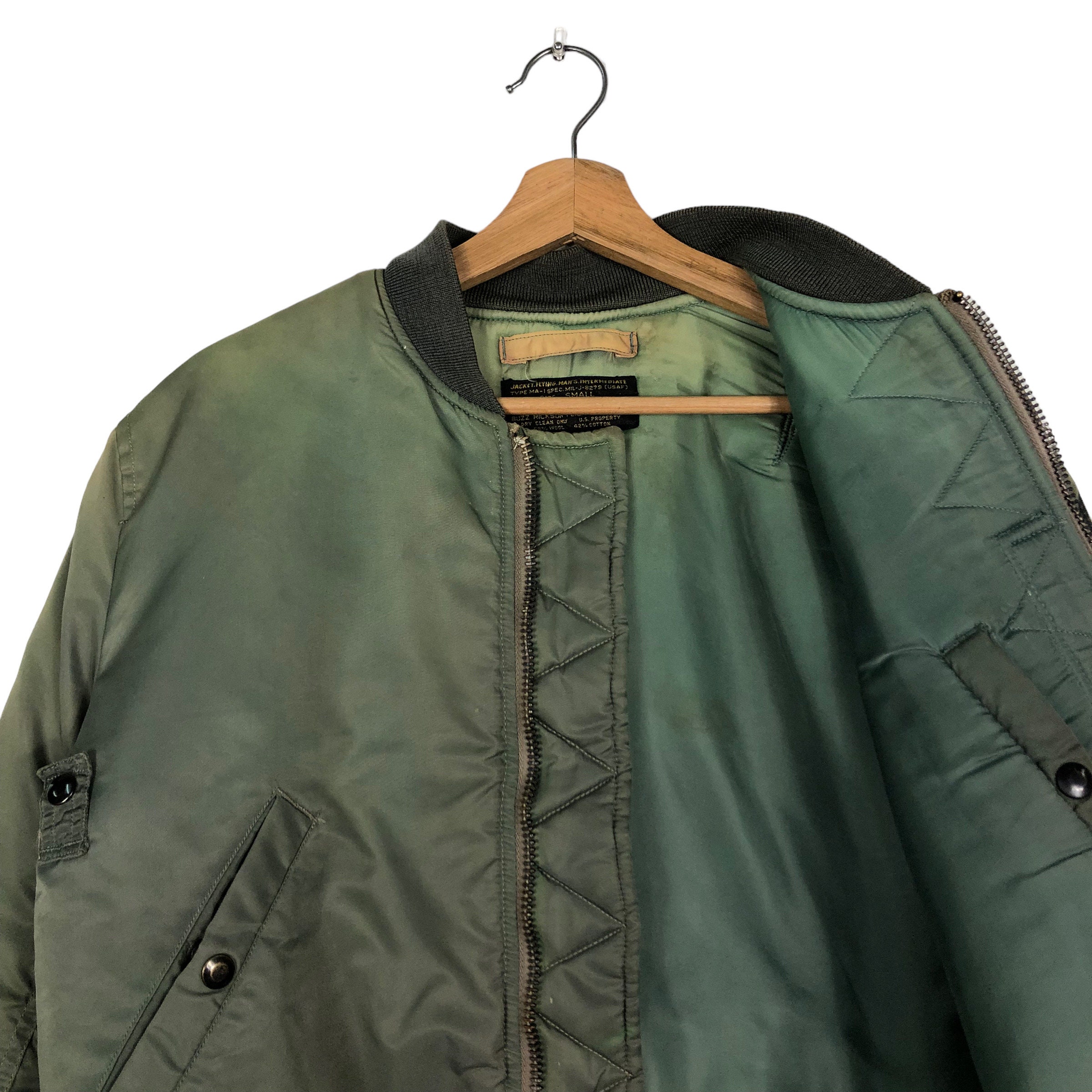 Vintage Buzz Ricksons MA-1 Bomber Jacket, US Air Force, Small - Etsy