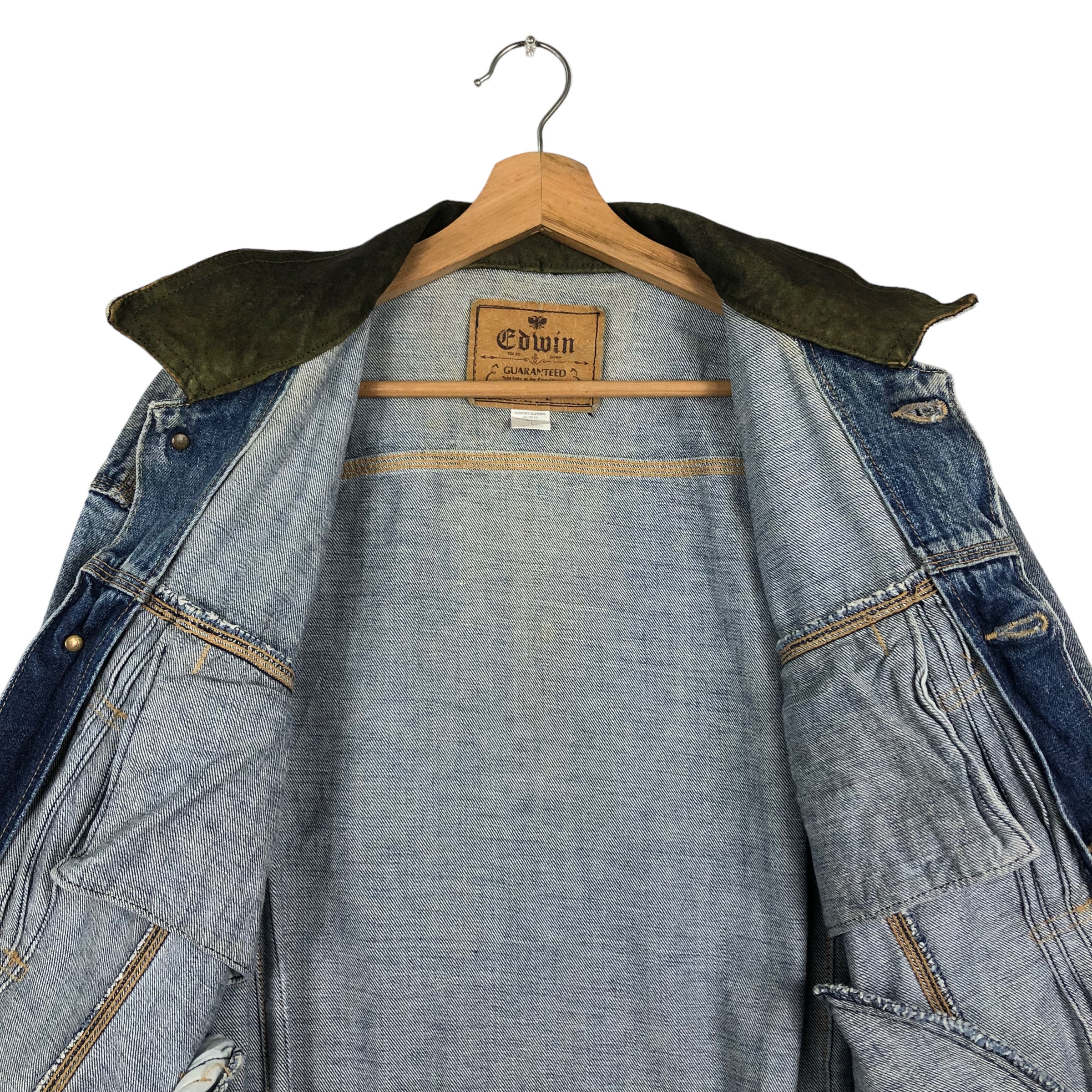 PICK!!! Vintage 80s Edwin Denim Jacket, Union Made, Size L - Etsy