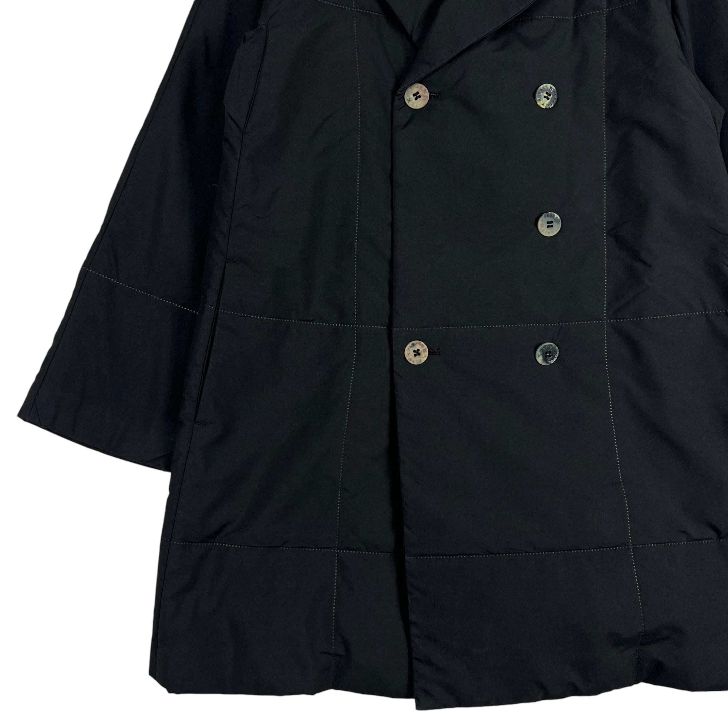 ジャケット・アウター Pleats Please Issey Miyake Long Coat Issey Miyake Pleats Please Long Mannish Jacket in Black