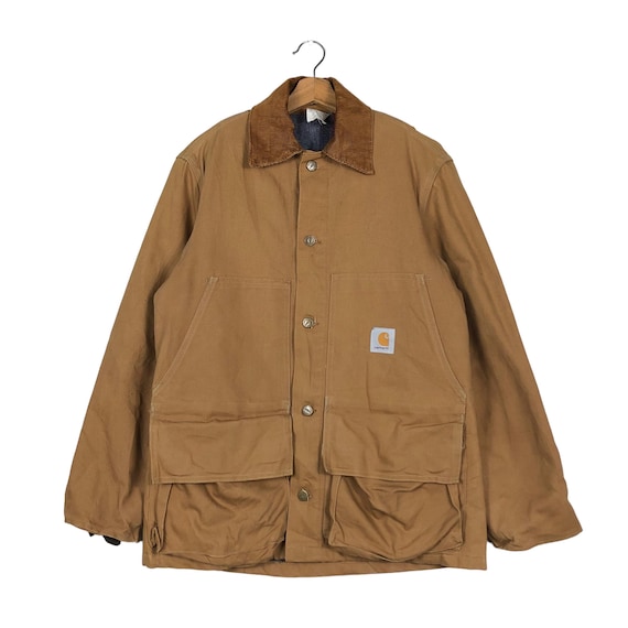 Vintage 1980s Carhartt 6BLC Chore Coat Rare Extreme Faded