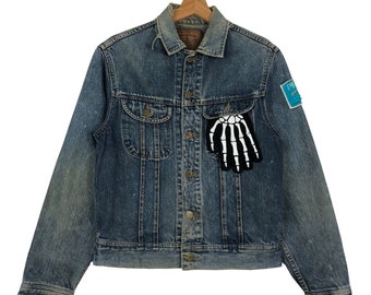 Edwin Type 2 Trucker Denim Jeans Jacket Medium Size Made in Japan