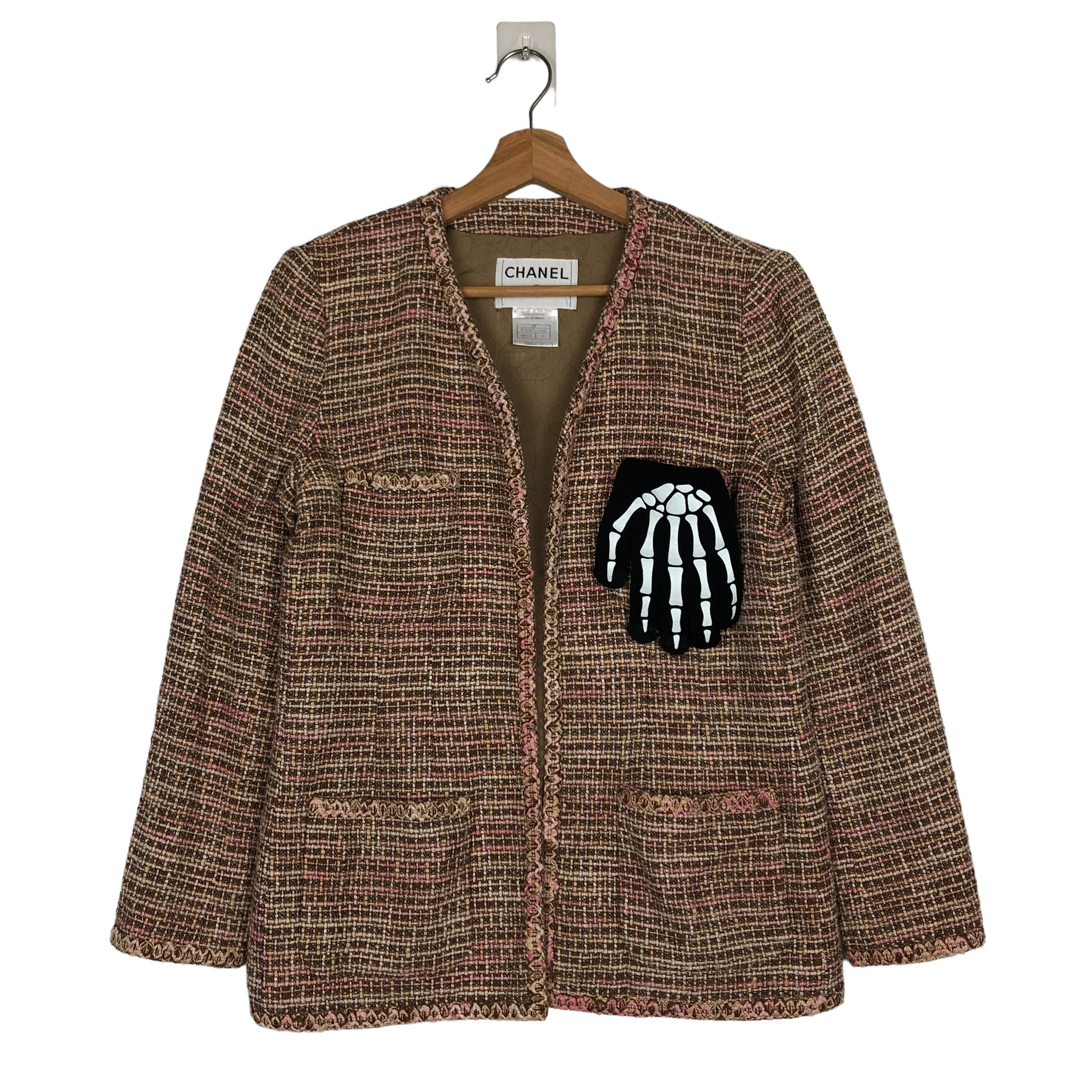La petite veste noire tweed jacket Chanel Multicolour size 34 FR in Tweed -  34921440