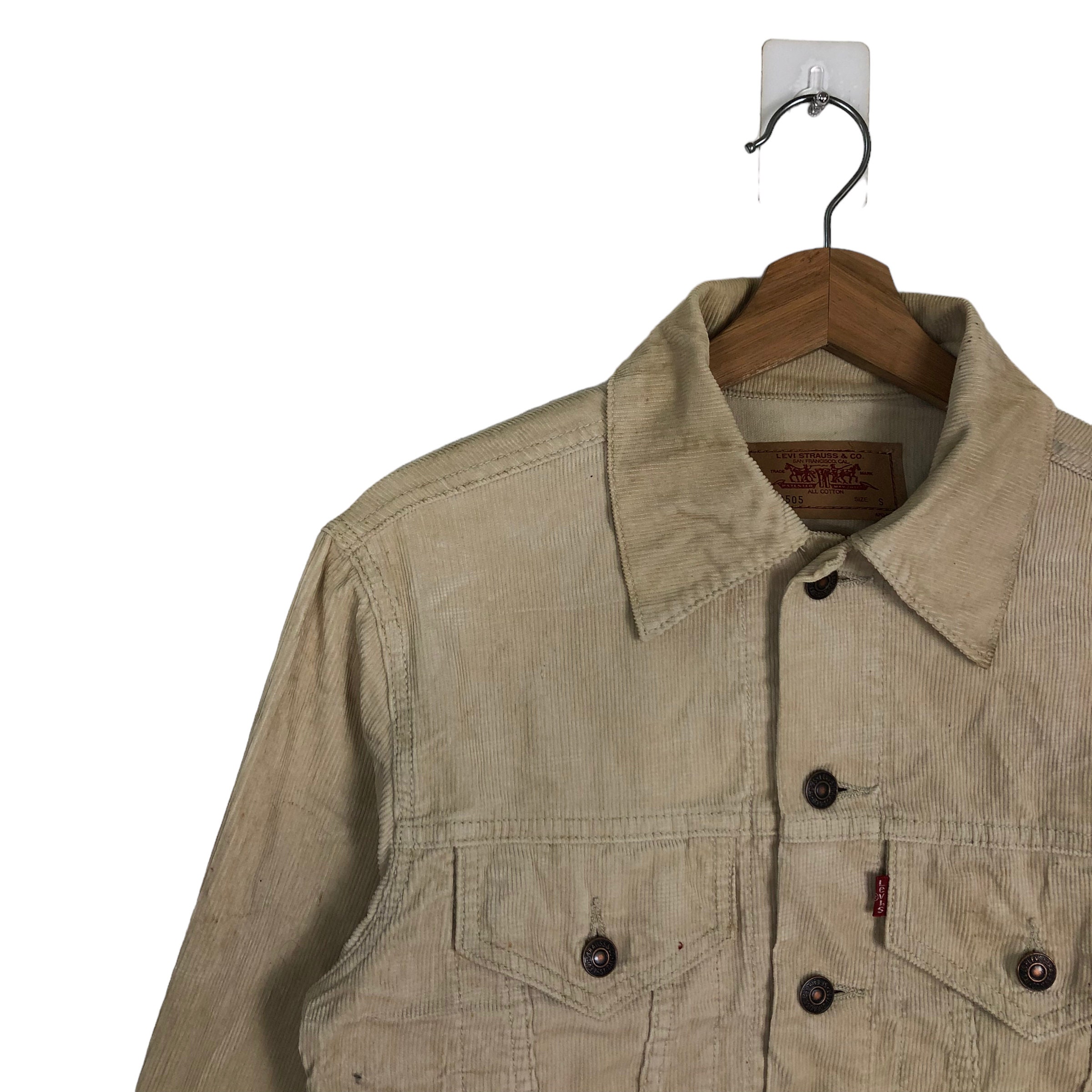 90's Vintage Trucker Corduroy Jacket Levi's Usa - Etsy