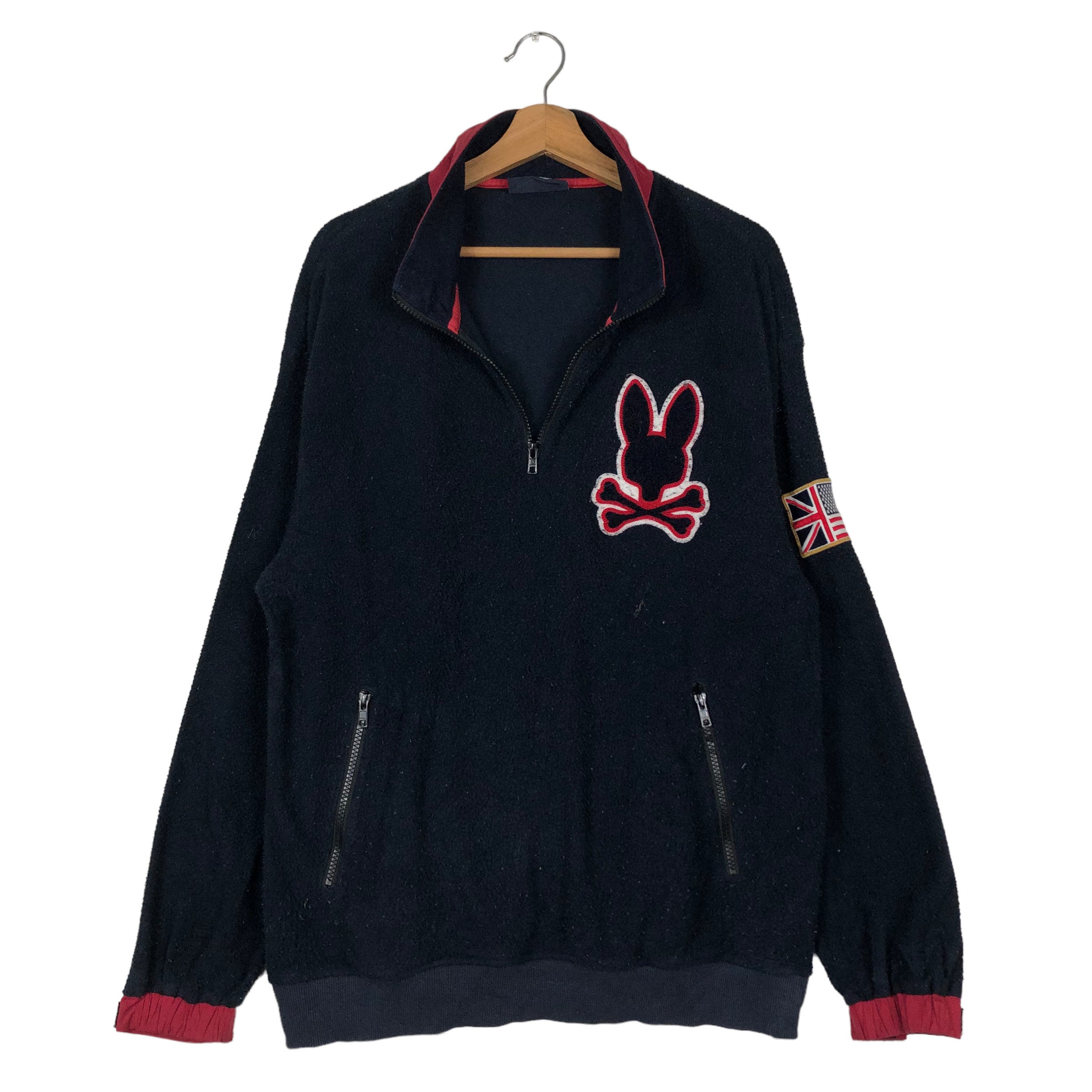 2005 Zipper Jacket Psycho Bunny by Robert Godley Big Logo - Etsy