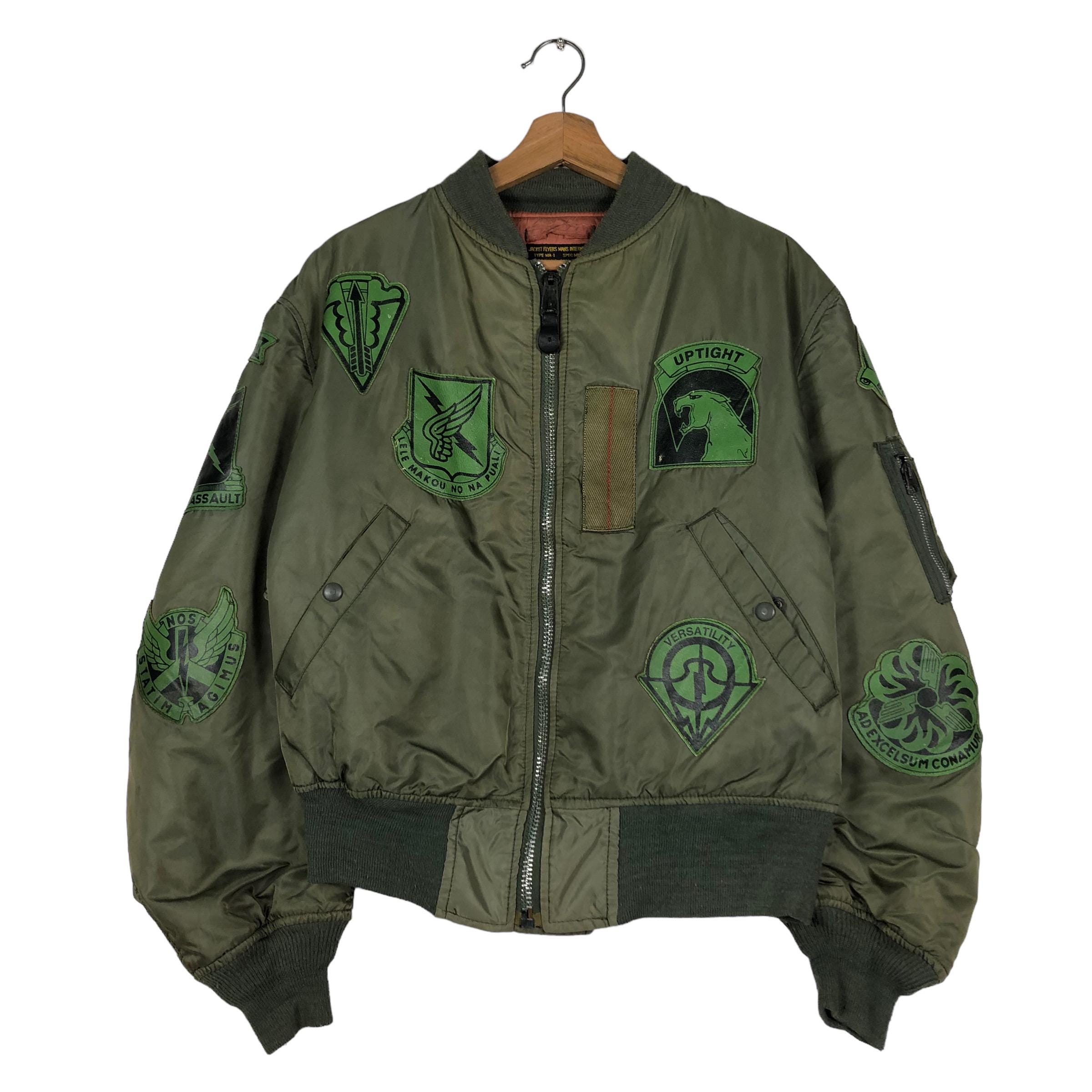 ＭＡ－１　AVIREX MA-1 NYLON BOMBER JACKET – Avirex