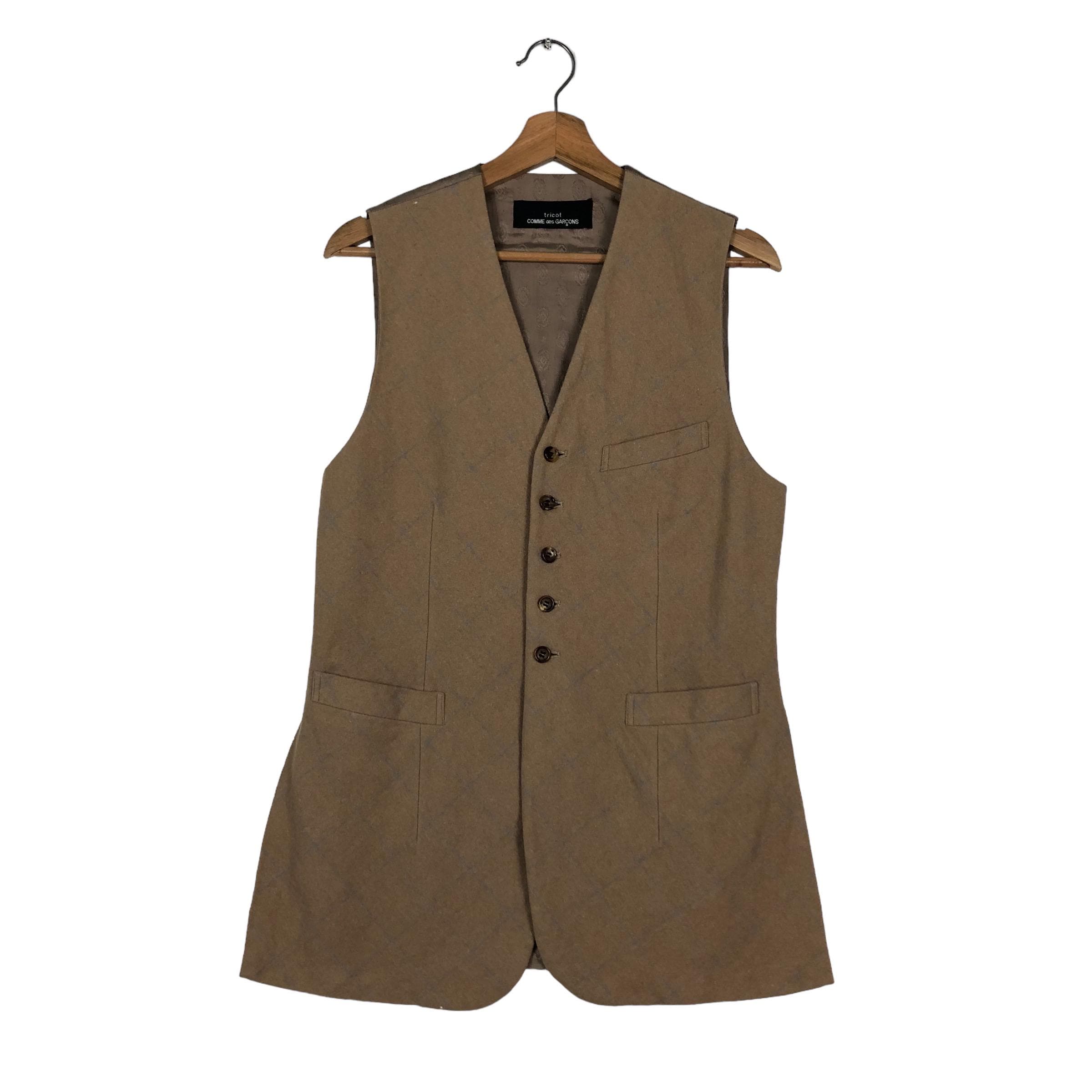 Comme Des Garcons Vest - Etsy