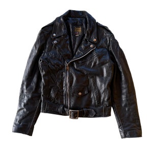 70's Lesco LEATHERS USAヴィンテージシングルライダース46 70s vintage Lesco single leather riders JKTシングルレザー