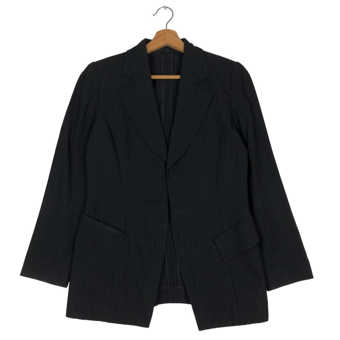 PICK!!! Vintage Christian Dior Striped Coats Jacket Double Breast