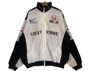 ヴィンテージ ホンダ レーシング バイカージャケット、ラッキー