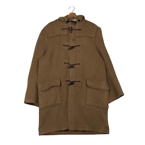 Vintage 90s Mens Duffle Coat Ciao Cool Weather Coat Angora