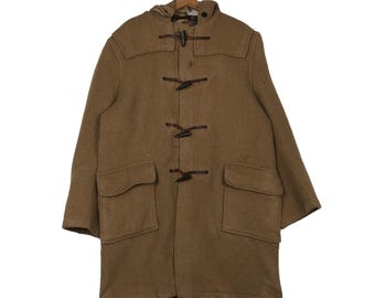 ジャケット・アウター 90s Gloverall kingston duffel coat wool england製 gloverall kingston wool herringbone duffle coat black 38