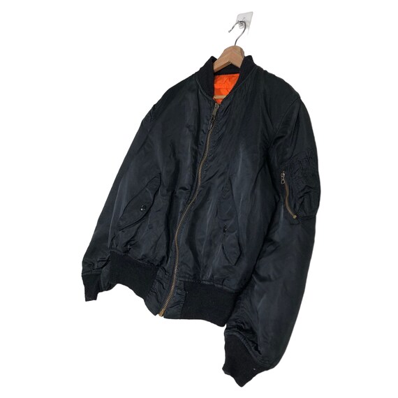 PICK!!! Vintage Bomber Jacket Ma-1 Alpha Industries Made in
